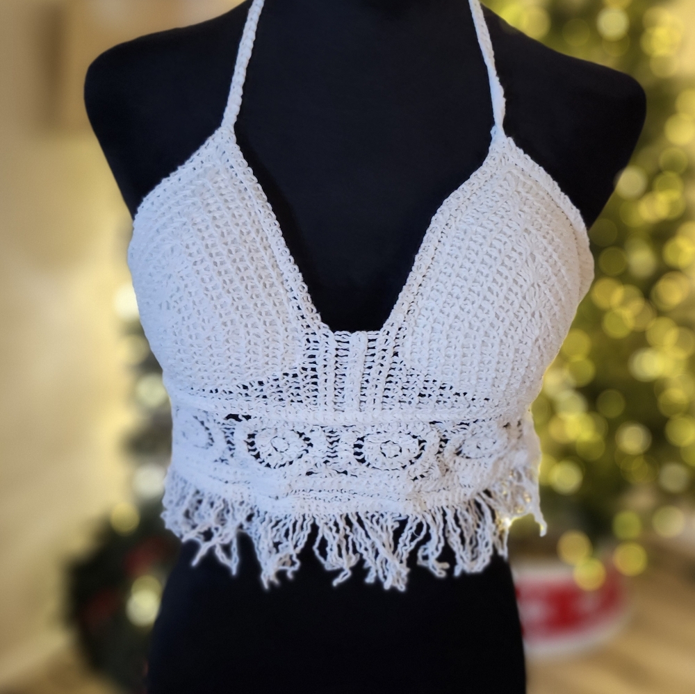 Crochet crop top
